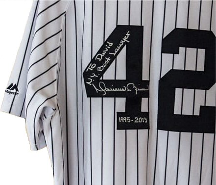 Picture of Signed Shirt from Mariano Rivera